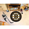 FanMats Boston Bruins Puck Rug 1/4&quot; Thick 2.5' Diameter