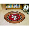 FanMats San Francisco 49Ers Football Rug 1/4&quot; Thick 2' x 3'
