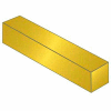 Keystock - 5/8" x 5/8" x 1 Ft - 3600 Brass - Plain - Bilateral - ASTM B16
