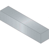 Machine Key - 1/4" x 1/4" x 7/8" - Form B - SS - Plain - Undersize - ASTM A484 - Pkg Qty 10