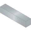 Machine Key - 1/4" x 1/4" x 1" - Form B - 416 SS - Plain - Undersize - ASTM A484 - Pkg Qty 10