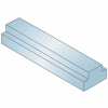 Step Keystock - 1/4" x 3/8" x 1 Ft - Type 2 - Zinc Clear - Oversized - Overall Height: 1/8" + 3/16"