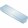 Step Keystock - 3/4" x 5/8" x 1 Ft - Type 1 - Zinc Clear - Oversized - Overall Height: 3/8" + 3/16"