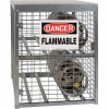 Saf-T-Stor™ Cylinder Cabinet 29"Wx29"Dx40"H Capacity 4 Horizontal Galvanized, Manual Close