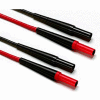 Fluke TL221 Suregrip+ Silicone Test Lead Extension Kit, 600 V CAT IV, 1000 V CAT III, 10 A Rating