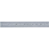 Fowler 52-340-006-0 Rigid Steel Rule - 5R Reading, 6"L