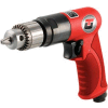 Universal Tool Reversible Pistol Grip Air Drill, Keyed, 3/8" Chuck, 0.65 HP, 1800 RPM