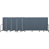 Screenflex Portable Room Divider - 13 Panel - 6'H x 24'1"L -  Lake