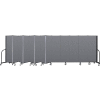 Screenflex Portable Room Divider - 13 Panel - 6'H x 24'1"L - Stone