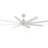 Fanimation FP7910MW Levon Fan, 6942 CFM, 113 RPM, Matte White