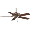 Fanimation TF910AZ Edgewood Wet Location Ceiling Fan, 5461 CFM, 183 RPM, Aged Bronze