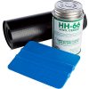 Powerblanket® Repair Kit With Squeegee, Vinyl Gray Cement, 12'Lx3"W Roll