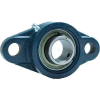 FYH 2 Bolt Flange Mounted Ball Bearing EBFL20516KP8G5, 1" Bore Dia., Set Screw, Economy