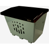 Frost Product The Big Thaw Sand/Salt Bin 2000 - 36"W x 25.5"D x 27.5"H, 61.25 Gallon Capacity