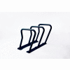 Surf 6 Bike Capacity Steel Bike Rack, Black