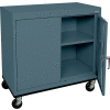 Sandusky Mobile Work Height Storage Cabinet TA11361830 Double Door - 36x18x30, Charcoal