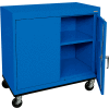 Sandusky Mobile Work Height Storage Cabinet TA11361830 Double Door - 36x18x30, Blue