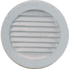 Master Flow® Circular Wall Louver, Resin, 2" Dia., White - Pkg Qty 12