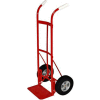 Milwaukee Hand Truck 47132 - Dual Handle - Solid Rubber Wheels - 800 Lb. Capacity - Red