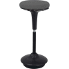 Interion® Active Seating Stool - Fabric - 25"H - 33"H - Gray