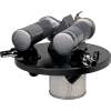 Guardair 55 Gallon Dual B Pneumatic Vacuum Generating Head w/ Two 1.5" Inlets - N552BX2