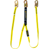 Guardian 01230 6' Double Leg Shock Lanyard Snap Hook