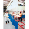 Goff's Stock Curtain with Hardware 6'W x 8'H - White, Clear, Blue