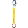 Guardian 01121, Non-Shock Absorbing 2' Extension Lanyard Single Leg, Steel Snap Hook