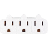 GoGreen Power, GG-13000TW, 3 Outlet Wall Tap - White - Pkg Qty 12