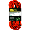 GoGreen Power, GG-13700, 100 Ft Extension Cord - Orange/Green