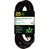 GoGreen Power, GG-13725BK, 25 Ft. 16/3 Heavy Duty Extension Cord - Black