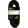 GoGreen Power, GG-13750BK, 50 Ft Extension Cord - Black