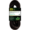 GoGreen Power, GG-13825BK, 25 Ft Extension Cord - Black