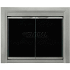 Pleasant Hearth Colby Fireplace Glass Door Sunlight Nickel CB-3301 37-1/2"L x 33"H