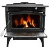 Pleasant Hearth 1,800 Sq Ft Wood Burning Stove Heater With Blower, Medium LWS-127201