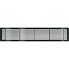 AG10 Series 10" x 12" Solid Alum Fixed Bar Supply/Return Air Vent Grille, Black-Gloss