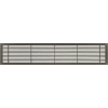 AG20 Series 4" x 24" Solid Alum Fixed Bar Supply/Return Air Vent Grille, Antique Bronze