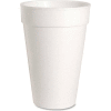 Genuine Joe Hot/Cold Foam Cups, 16 Oz., White, 500/Carton