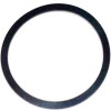 339 Contoured Backup Ring, 3-1/4ID x 3-5/8OD, 90 Duro, Round, Black