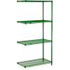 Nexel® Poly-Green® Wire Shelving Add-On 72"W x 14"D x 86"H