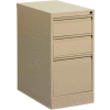 Global™ 1900 Series Freestanding Box/Box/File Pedestal 15"W x 22-5/8"D x 27-5/8"H Desert Putty