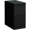 Global™ 1900 Series Freestanding File/File Pedestal 15"W x 22-5/8"D x 27-5/8"H Black