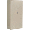 Global Industries 9300 Series Storage Cabinet, Lever Handle, 36"Wx18"Dx72"H, Putty, Assembled