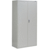 Global Furniture 9300 Series Storage Cabinet, Lever Handle, 36"Wx18"Dx72"H, Gray, Assembled