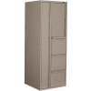 9300P Series Personal Tower, 3 File Drawers On Right, 24"W x 24"D x 65-1/4"H, Ice