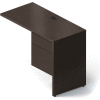 Global™ Return with Right Pedestal - 40" - Dark Espresso - Genoa Series