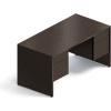 Global™ Wood Desk - Double Pedestal - 60" - Dark Espresso - Genoa Series