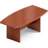 Global™ 6' Boardroom Table - Boat Shaped - Laminate - Avant Honey