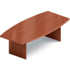 Global™ 8' Boardroom Table - Boat Shaped - Laminate - Avant Honey
