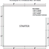 Interion® Pre-Configured Office Cubicle - 10'W x 10'D x 60"H - Starter Kit - Gray
